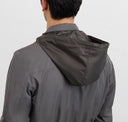 Jacheta PAL ZILERI, grey lightweight water repellent polyester