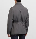 Jacheta PAL ZILERI, grey lightweight water repellent polyester