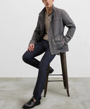 Jacheta PAL ZILERI, grey lightweight water repellent polyester