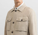 Jacheta PAL ZILERI, light brown viscose field jacket