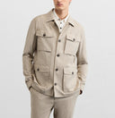 Jacheta PAL ZILERI, light brown viscose field jacket