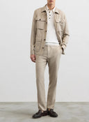 Jacheta PAL ZILERI, light brown viscose field jacket