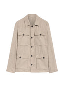Jacheta PAL ZILERI, light brown viscose field jacket
