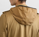 Jacheta PAL ZILERI, mustard colored cotton and polyester gabardine
