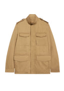 Jacheta PAL ZILERI, mustard colored cotton and polyester gabardine