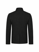 Jacheta GRAN SASSO,flannel wool - Negru