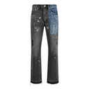 Purple Jeans, Distressed & Paint Effect Jeans