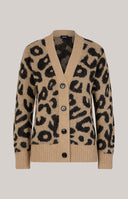 Pulover JOOP, Animal Print Leopard, Brown