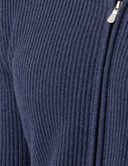 Bluza GRAN SASSO, Cashmere, Fermoar atasat, Bleumarin