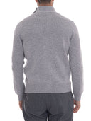 Cardigan GRAN SASSO, Cardigan Buttons Light Grey