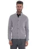 Cardigan GRAN SASSO, Cardigan Buttons Light Grey