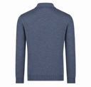 Bluza GRAN SASSO, silk and wool polo, Bleumarin
