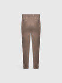 Pantaloni GRAN SASSO, Flanel cu pliuri, Maro