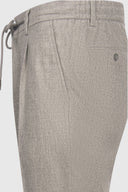 Pantaloni GRAN SASSO, Flanel cu pliuri, GRI
