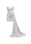 Rochie ELISABETTA FRANCHI, Butter-colored short dress