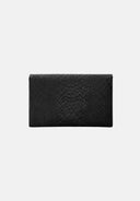 Geanta ELISABETTA FRANCHI, Velvet shoulder bag with crocodile print, Negru