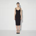 Rochie ELISABETTA FRANCHI, Technical fabric dress, Negru