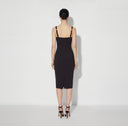 Rochie ELISABETTA FRANCHI, Technical fabric dress, Negru