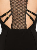 Rochie ELISABETTA FRANCHI, Crystal-embellished open-back maxi dress
