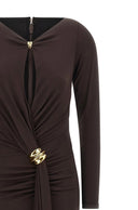 Rochie ELISABETTA FRANCHI, Red Carpet' dress, Brown