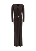 Rochie ELISABETTA FRANCHI, Red Carpet' dress, Brown