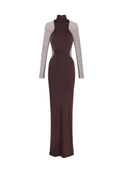 Rochie ELISABETTA FRANCHI, Sheer panel dress