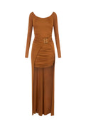 Rochie ELISABETTA FRANCHI, Red Carpet dress in crepe jersey
