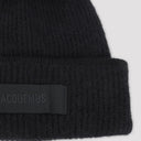 Caciula  JACQUEMUS,The Gros Grain beanie, Black