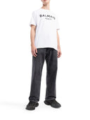 Tricou BALMAIN, Cotton T-shirt with front logo 3
