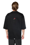 Tricou AINKER, Mercerized 734, Oversized, Negru