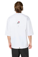 Tricou AINKER, Mercerized 734, Oversized, Alb