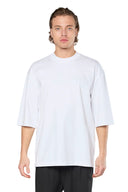 Tricou AINKER, Mercerized 734, Oversized, Alb