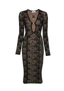 Rochie ELISABETTA FRANCHI, long-sleeve midi dress
