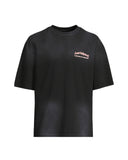 Tricou AMIRI, graphic-print Hollywood, Negru