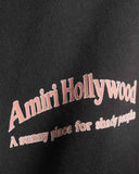 Tricou AMIRI, graphic-print Hollywood, Negru