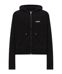 Hanorac AMIRI, Amiri Relaxed Fit Cotton Logo Full-Zip, Negru