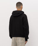 Hanorac AMIRI, Amiri Relaxed Fit Cotton Logo Full-Zip, Negru