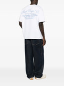 Tricou AMIRI, with black logo, Alb