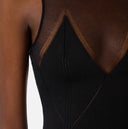 Rochie ELISABETTA FRANCHI, Knit dress with transparency details