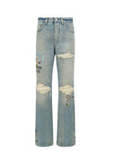 Jeans AMIRI, CHATEAU MX1 STRAIGHT FLARE, Bleu