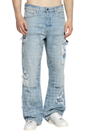 Jeans AMIRI, Logo Print, Style, Blue