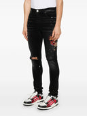 Jeans AMIRI, Patch-detailing skinny jeans
