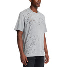 TRICOU AMIRI, Logo Print, Cut Out Design, Grey