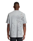TRICOU AMIRI, Logo Print, Cut Out Design, Grey
