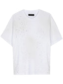 TRICOU AMIRI, Jersey Texture, White