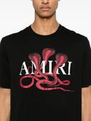 Tricou Amiri , Frontal Print, APoison cotton T-shirt