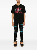 Tricou Amiri , Frontal Print, APoison cotton T-shirt