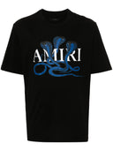 TRICOU AMIRI, Cobra Print, Black