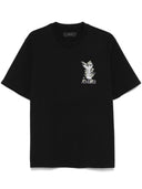 TRICOU AMIRI, Garden Print, Black