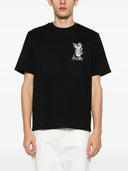 TRICOU AMIRI, Garden Print, Black